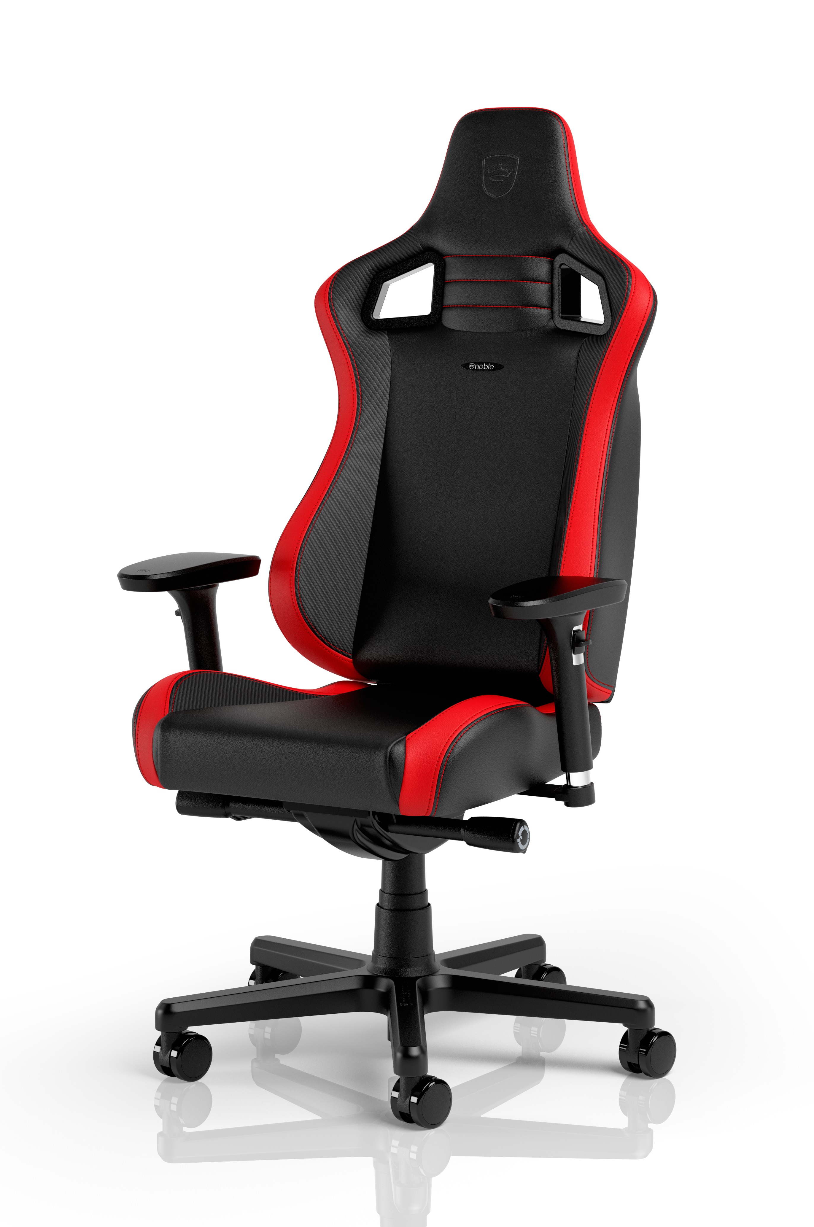 noblechairs EPIC Compact Gaming Chair-carbon/black/red