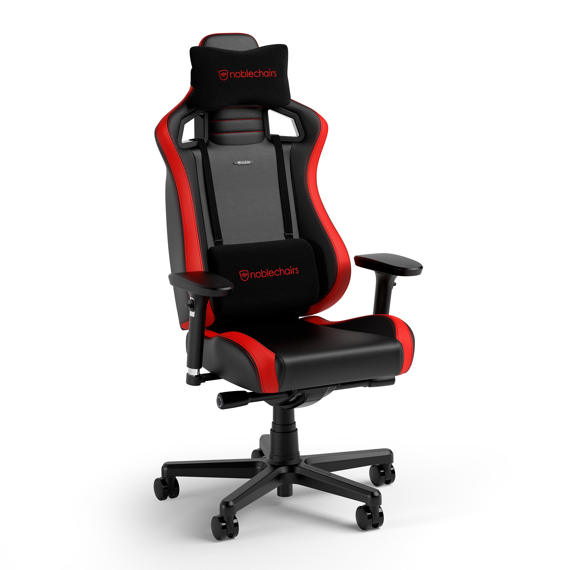 noblechairs - noblechairs EPIC Compact Gaming Chair-carbon/black/red