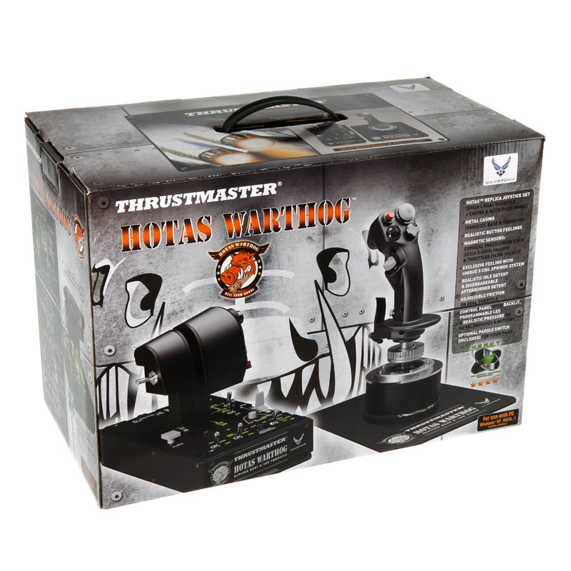 Thrustmaster Hotas Warthog Joystick & Throttle - Black (PC 2960720