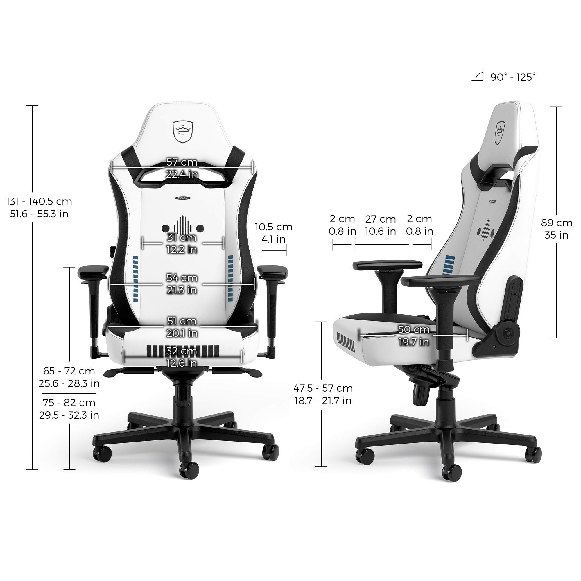 noblechairs - noblechairs HERO ST Gaming Chair Stormtrooper Edition