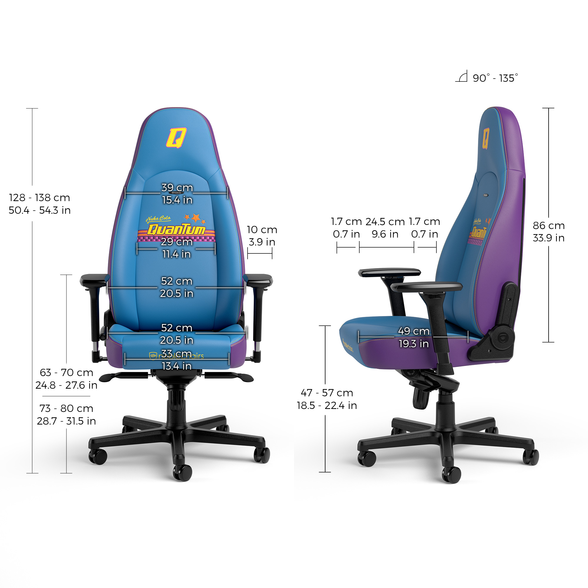 noblechairs ICON Gaming Chair Fallout Nuka-Cola Quantum Edition