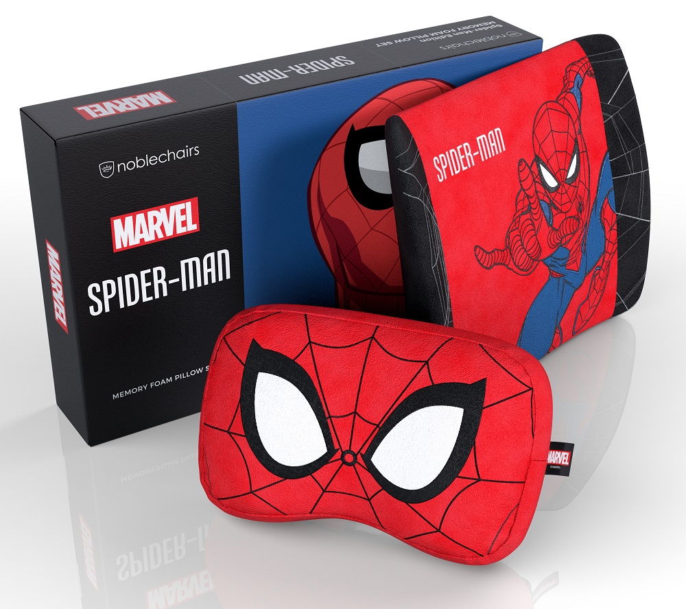 noblechairs Memory Foam Pillow Set Spider-Man Edition Red/Black/Gold