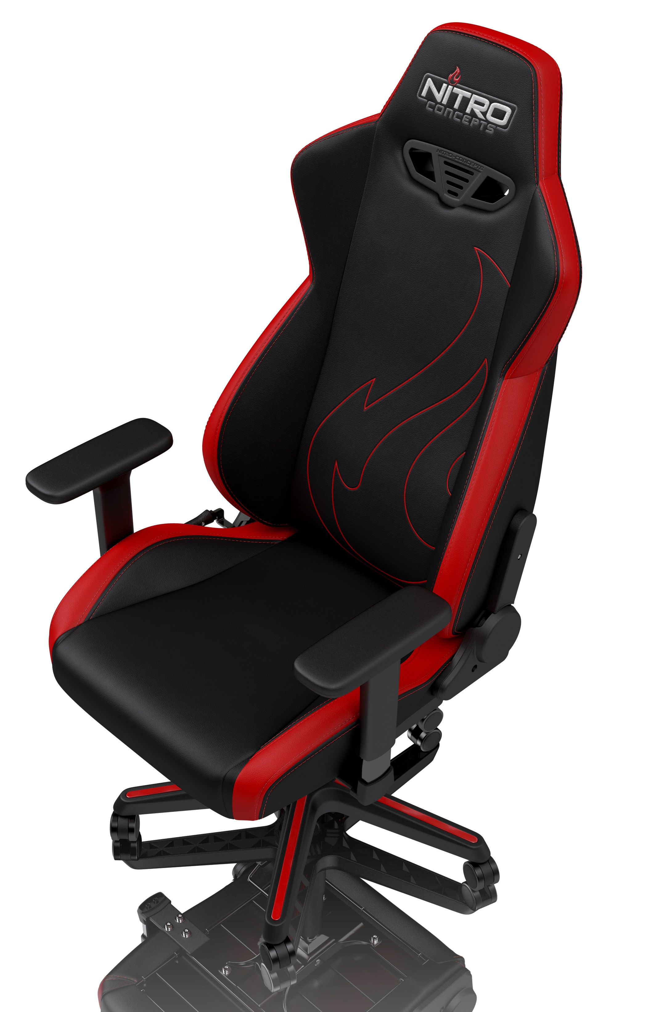 Nitro Concepts - Nitro Concepts S300 EX Gaming Chair - Inferno Red