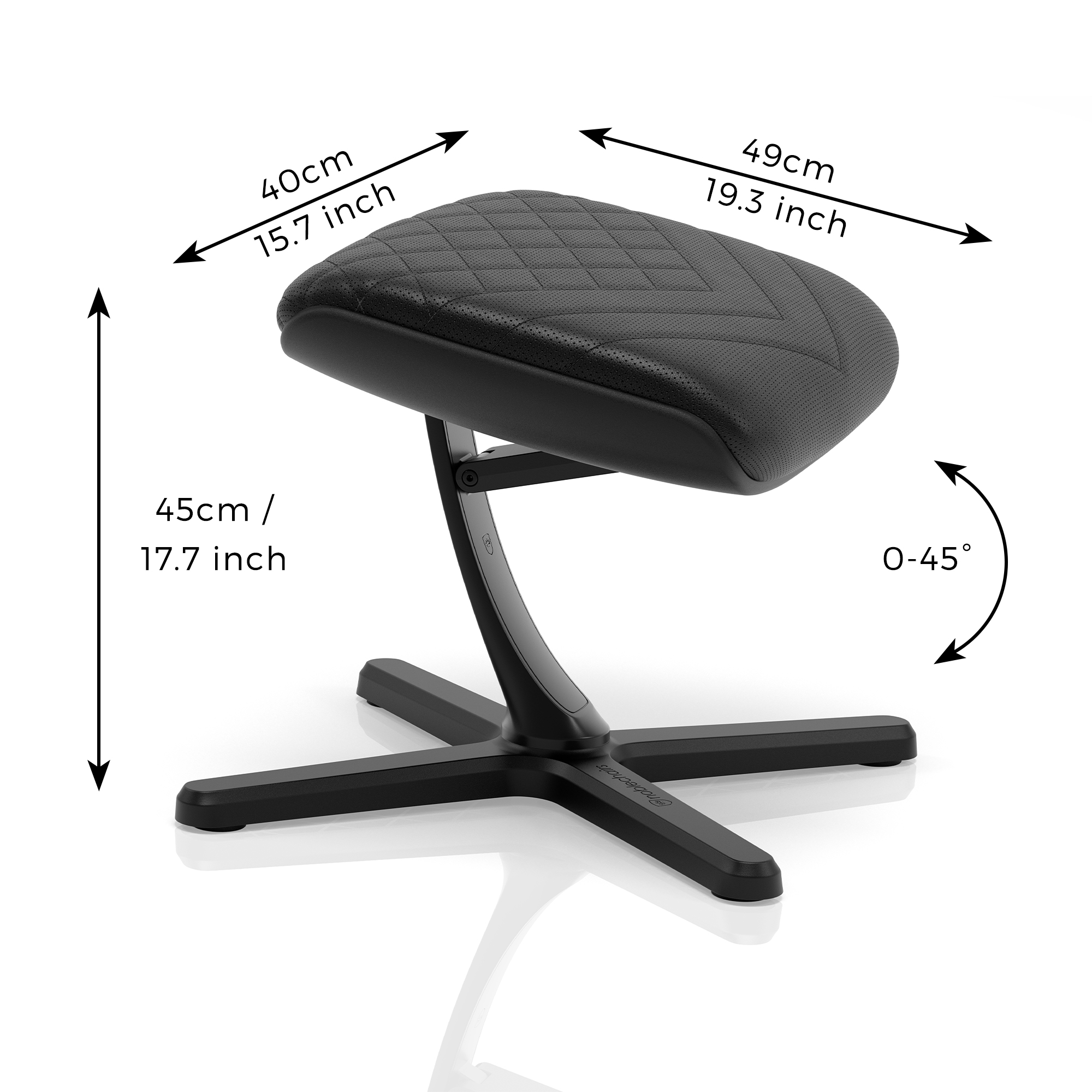 noblechairs - noblechairs Footrest 2 PU Edition Black