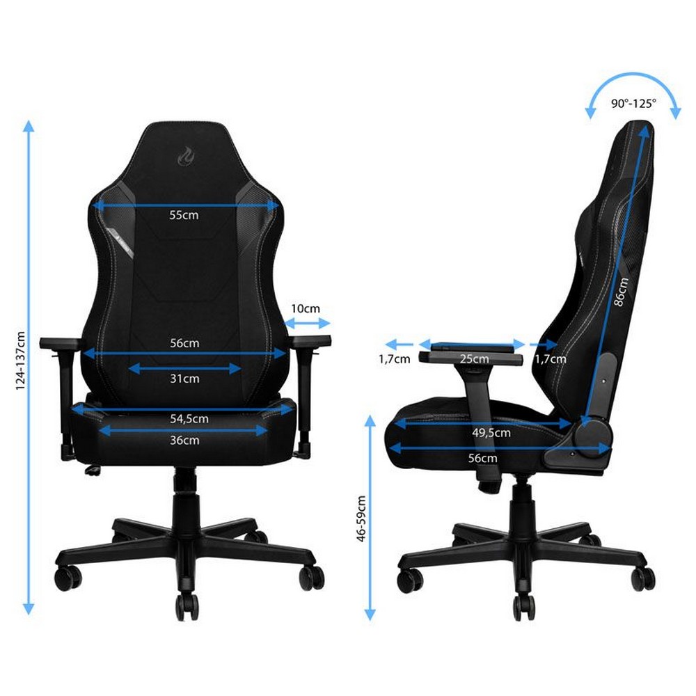 Nitro Concepts - Nitro Concepts X1000 Gaming Chair - Black