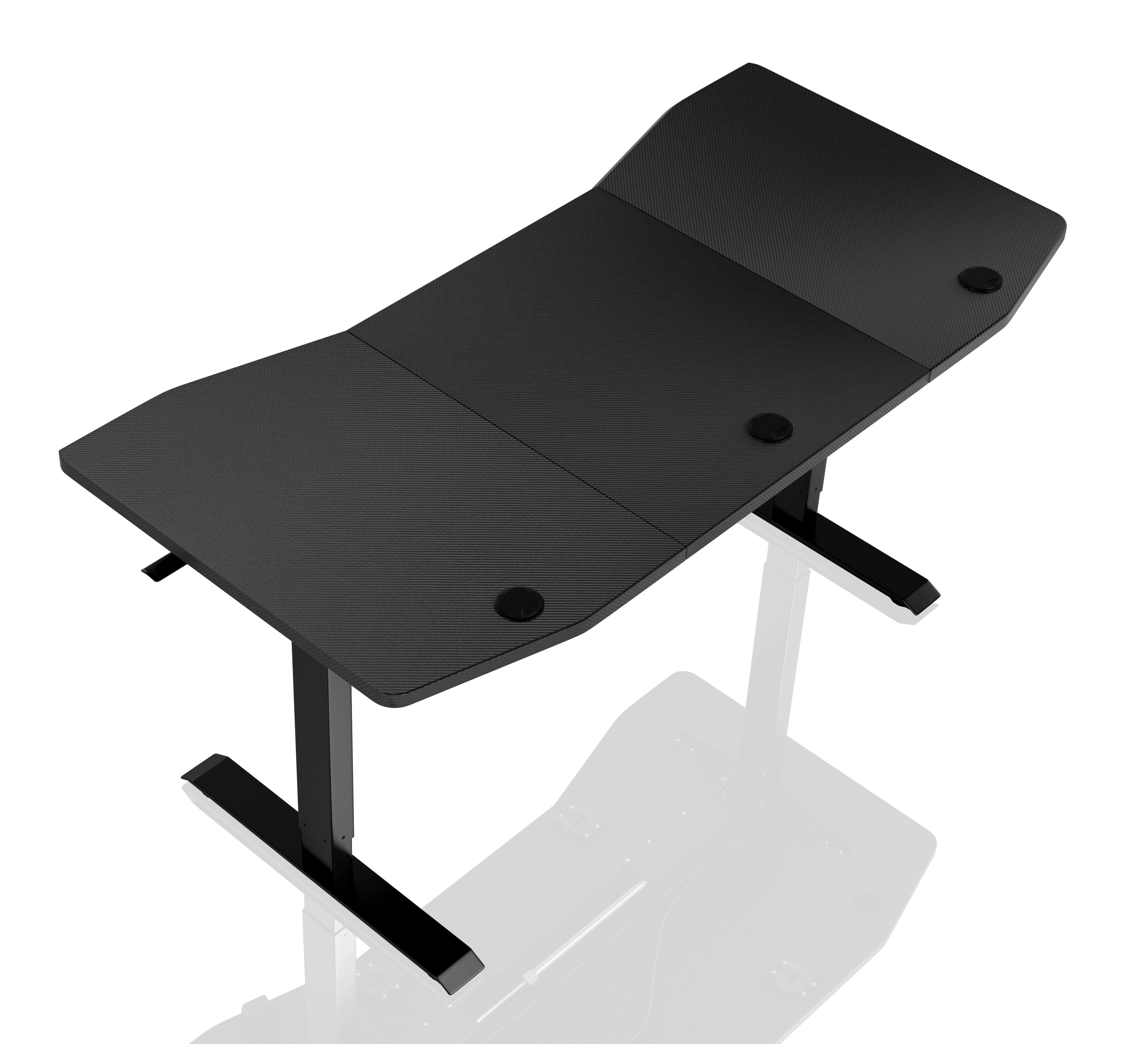 Nitro Concepts - Nitro Concepts D16E Electric Adjustable Sit/Stand Gaming Desk - Carbon Red