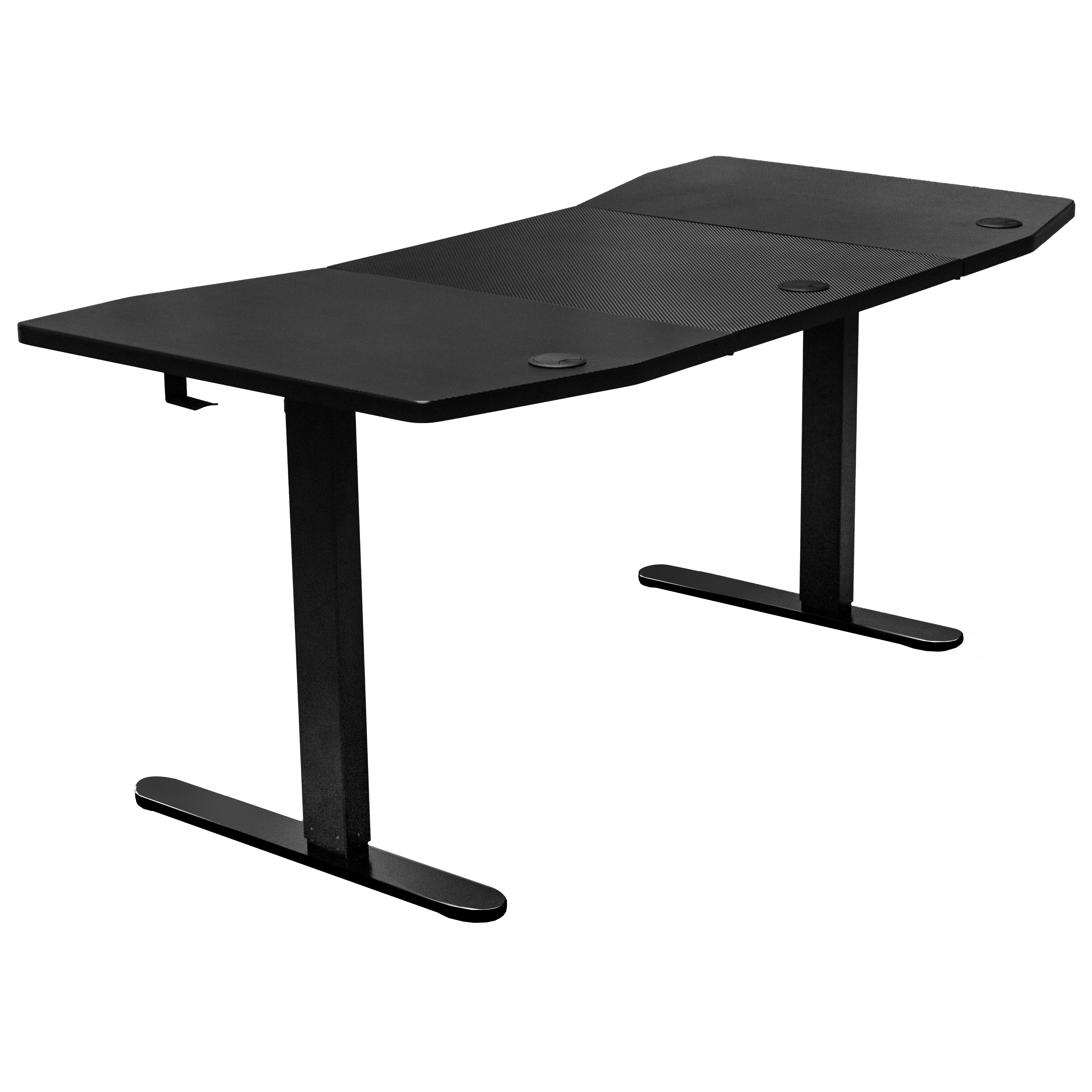 Nitro Concepts - Nitro Concepts D16M Height Adjustable Gaming Desk - Carbon Black