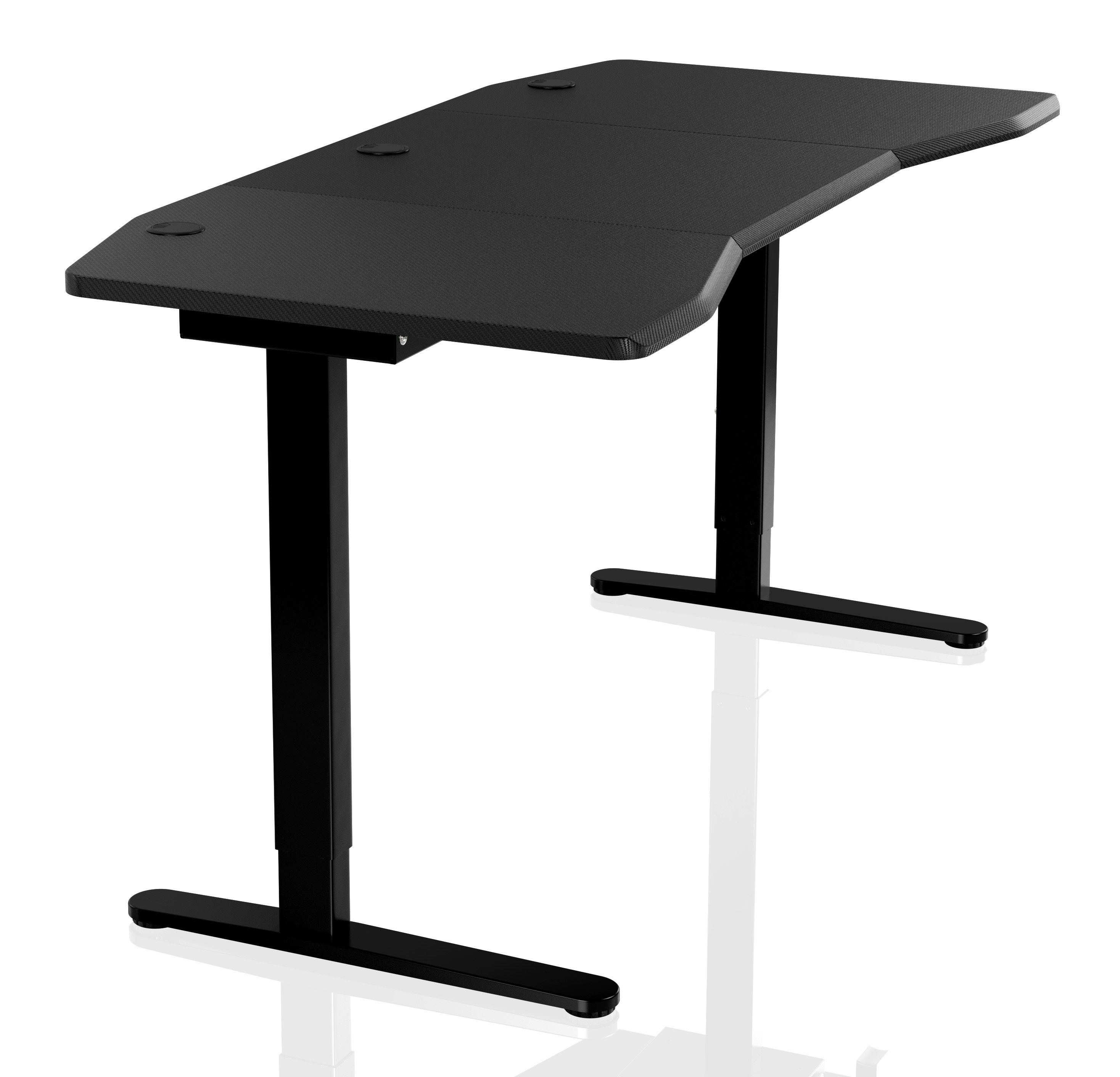 Nitro Concepts - Nitro Concepts D16M Height Adjustable Gaming Desk - Carbon Red