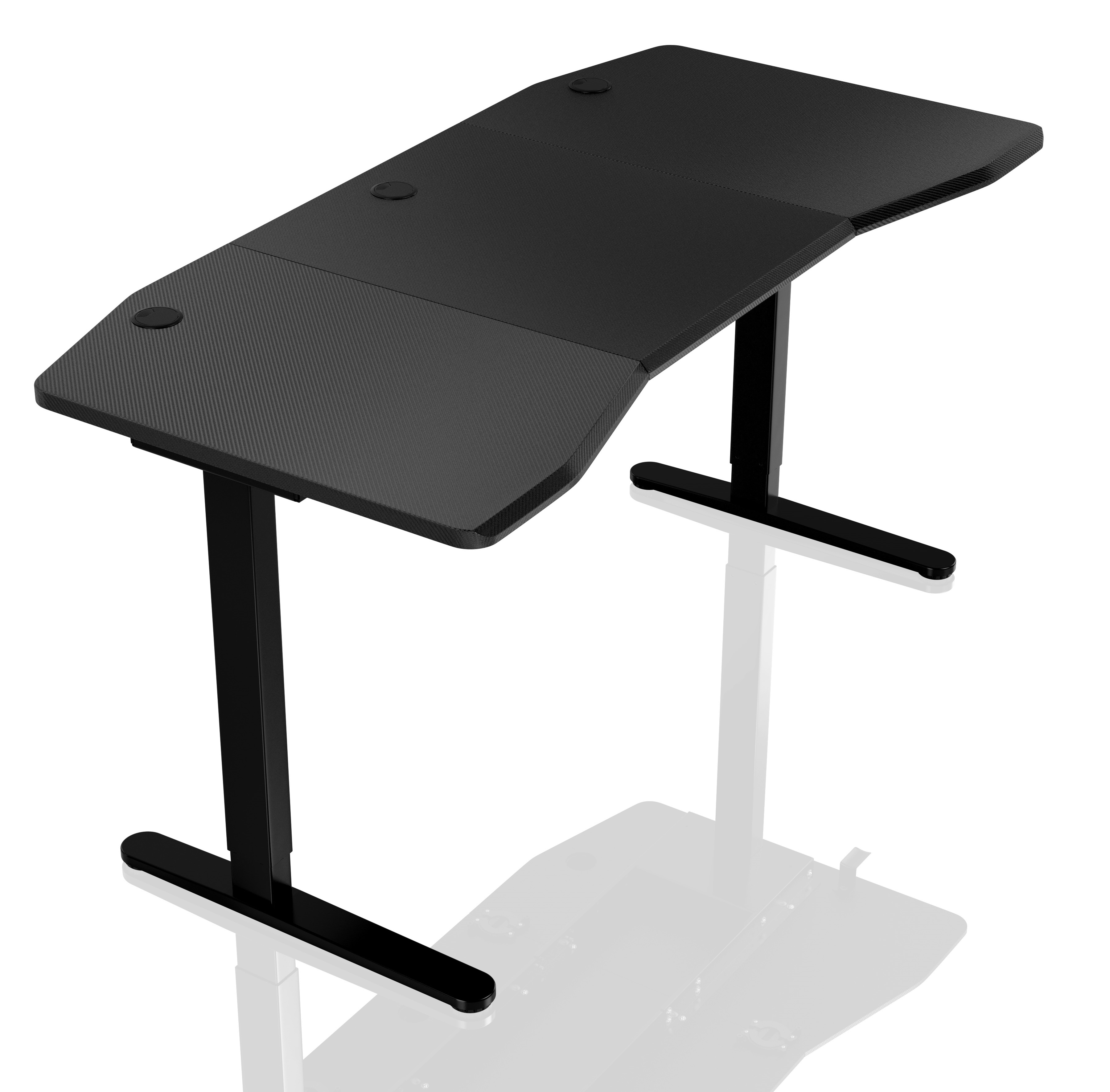 Nitro Concepts - Nitro Concepts D16M Height Adjustable Gaming Desk - Carbon Red