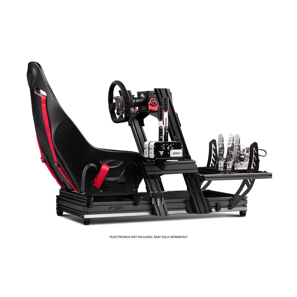 Next Level Racing F-GT Elite Aluminium Simulator Cockpit - Front and Side Mount Edition (NLR-E003)