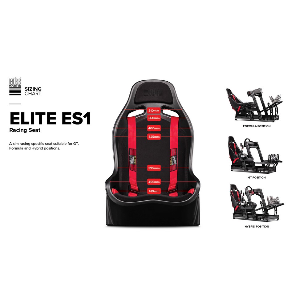 Next Level Racing Elite ES1 Sim Racing Seat (with Original Box)