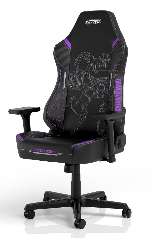 Nitro Concepts X1000 Gaming Chair - Transformers Decepticons Edition