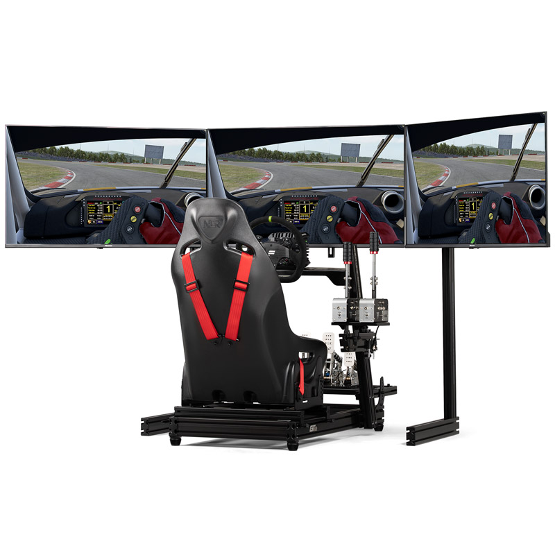 Next Level Racing - Next Level Racing ELITE Triple Monitor Stand - Black (NLR-E036)