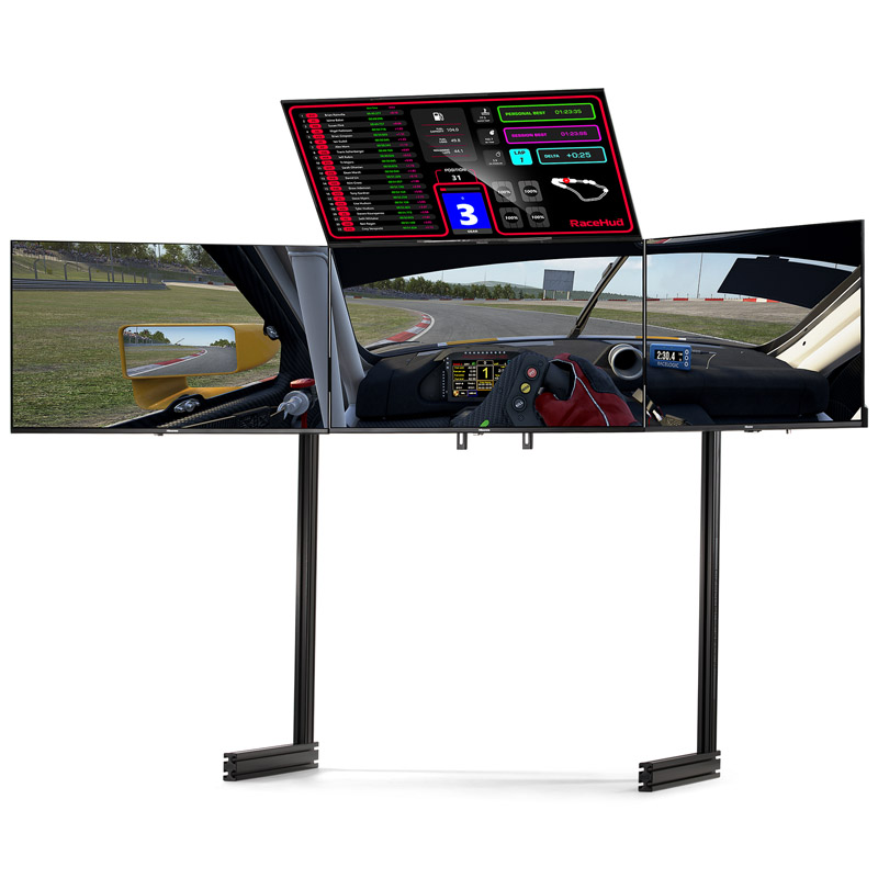 Next Level Racing - Next Level Racing ELITE Quad Monitor Stand - Black (NLR-E037)