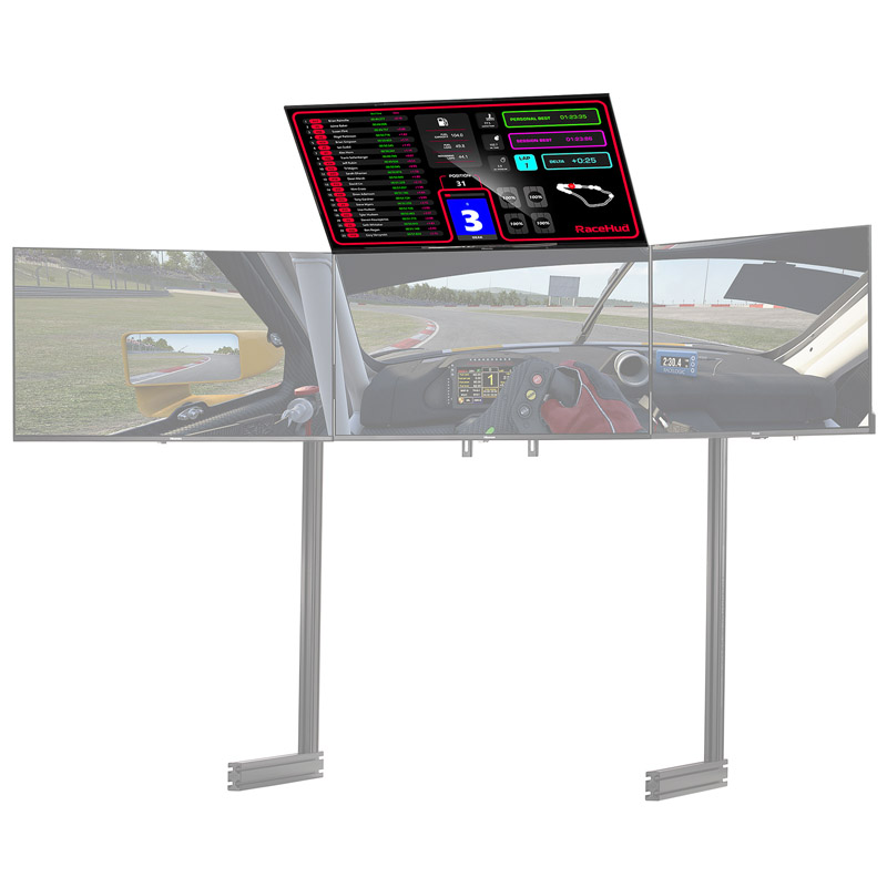 Next Level Racing - Next Level Racing ELITE Quad Monitor Stand Add-On - Black (NLR-E038)