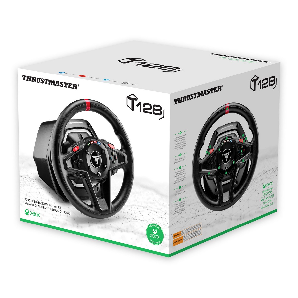 Thrustmaster T-128 Xbox Series X/S Steering Wheel and Pedal Set (PC/Xbox, 4468011)