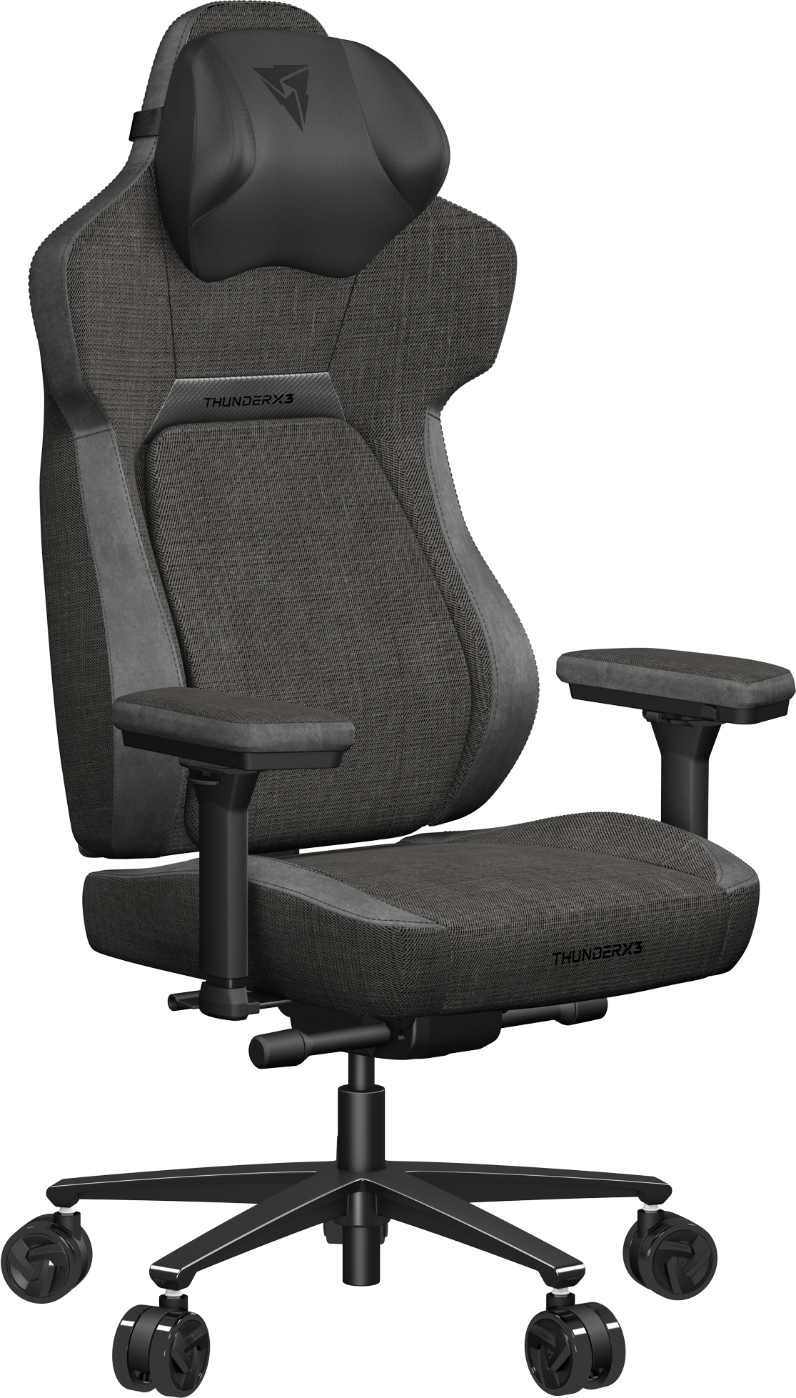 ThunderX3 - ThunderX3 CORE Fabric Gaming Chair - Dark Grey