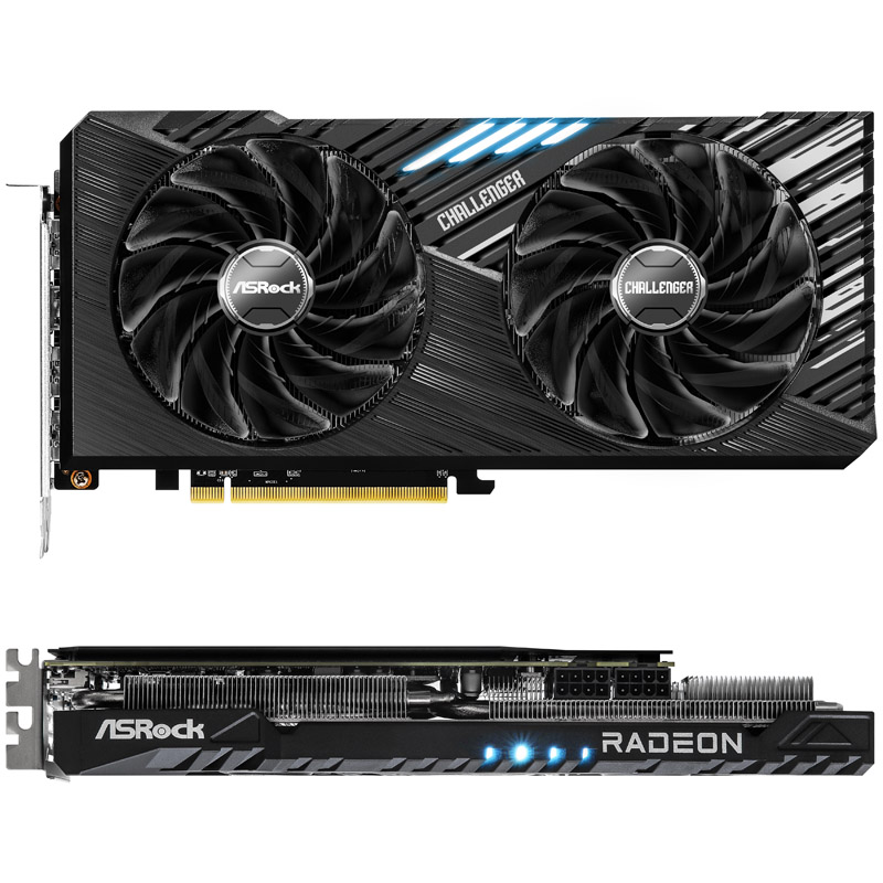 ASRock - Asrock Radeon RX 7600 XT Challenger OC 16GB GDDR6 PCI-Express Graphics Card