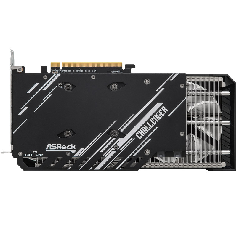 ASRock - Asrock Radeon RX 7600 XT Challenger OC 16GB GDDR6 PCI-Express Graphics Card