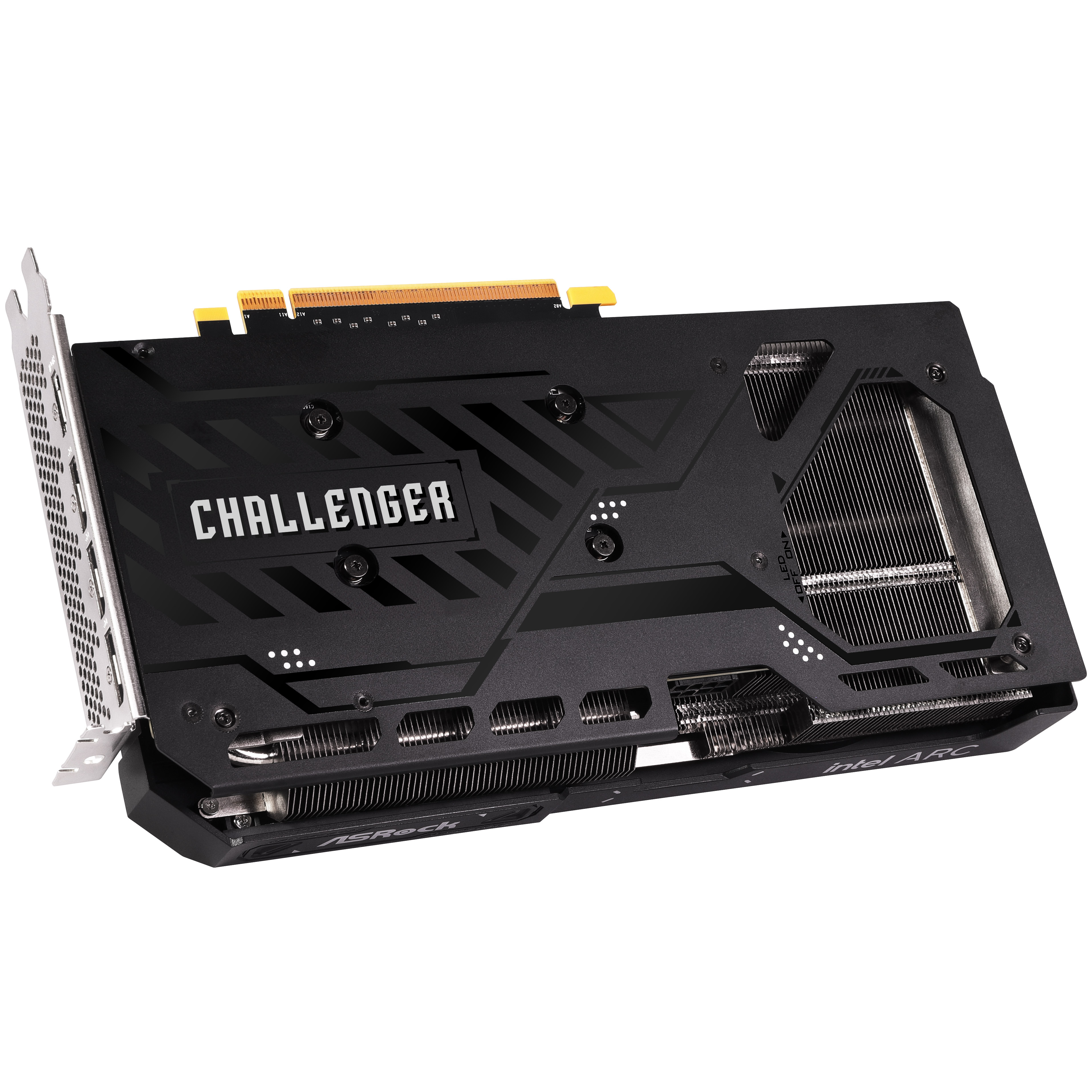 ASRock - ASRock Intel ARC B570 Challenger 10GB OC GDDR6 PCI-Express Graphics Card