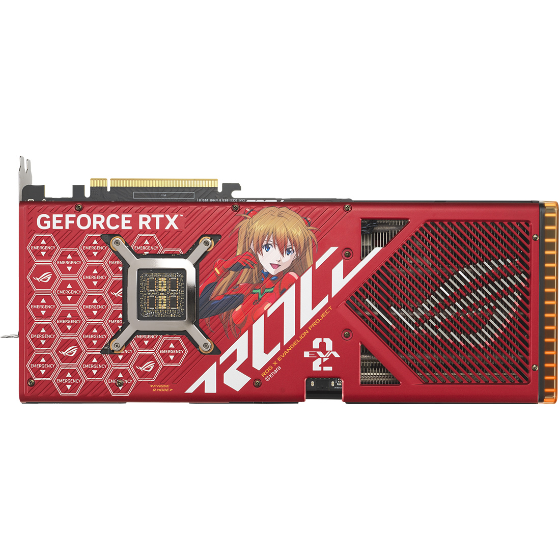 Asus - Asus GeForce RTX 4090 ROG Strix OC EVA-02 Edition 24GB GDDR6X PCI-Express Graphics Card