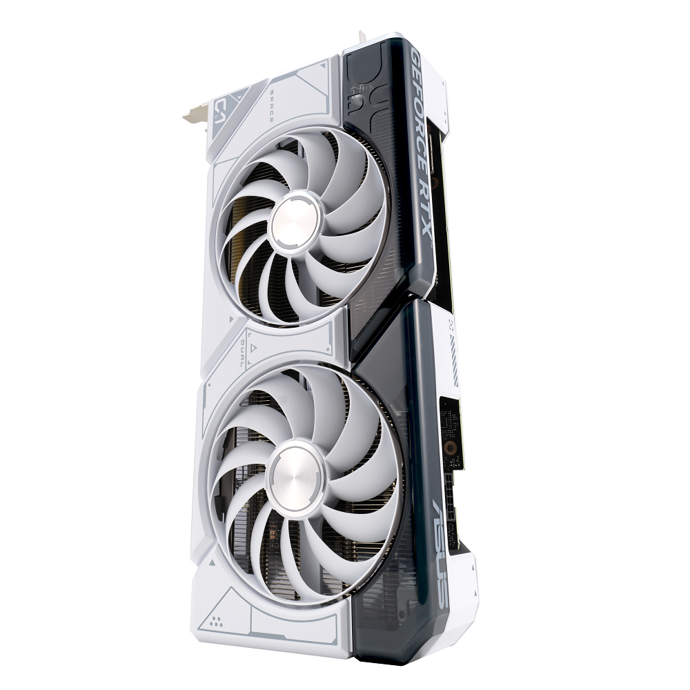 Asus - Asus GeForce RTX 4070 SUPER Dual OC White 12GB GDDR6X PCI-Express Graphics Card