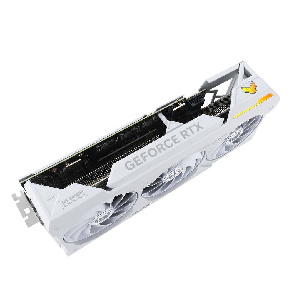 Asus - Asus GeForce RTX 4070 Ti SUPER TUF OC White 16GB GDDR6X PCI-Express Graphics Car