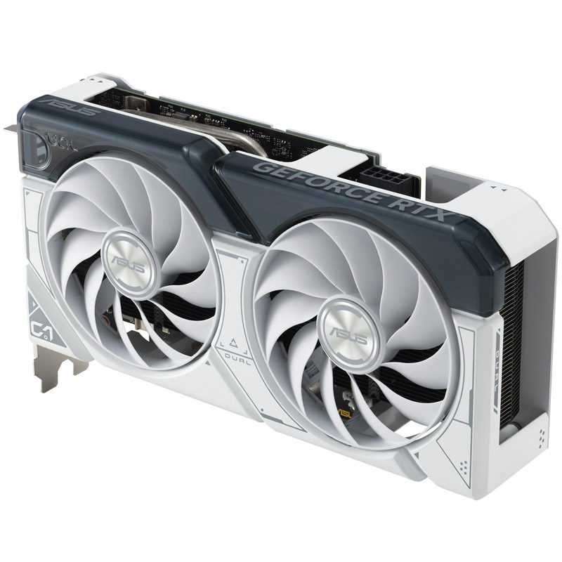 Asus - Asus GeForce RTX 4060 Dual White OC 8GB GDDR6 PCI-Express Graphics Card