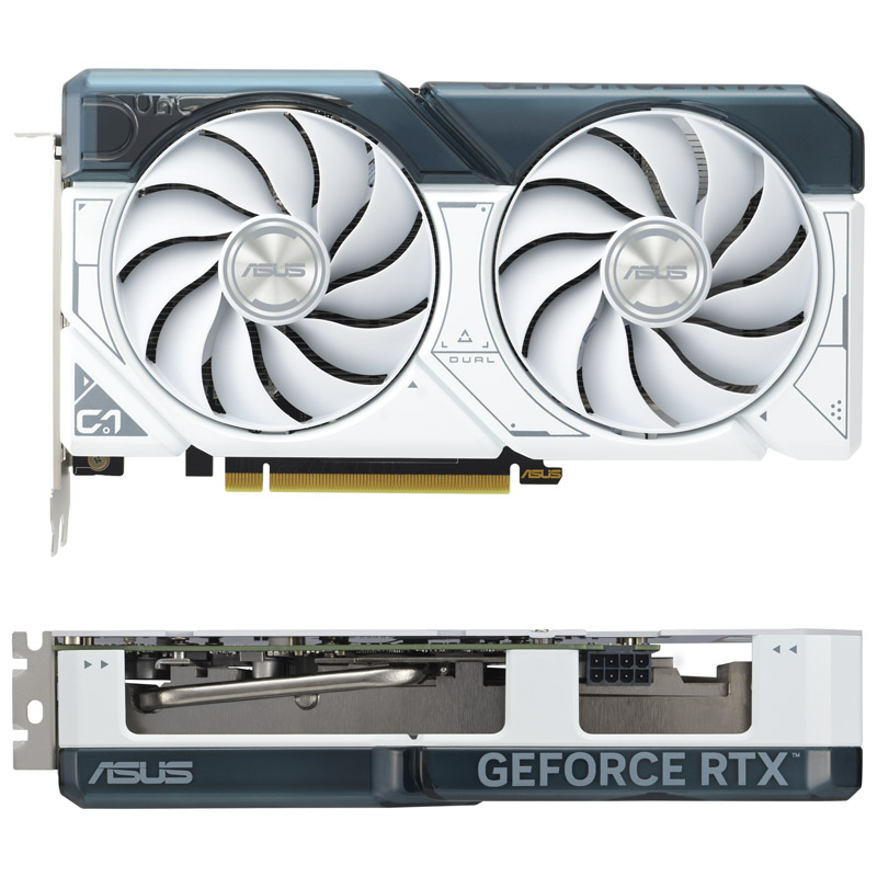 Asus - Asus GeForce RTX 4060 Dual White OC 8GB GDDR6 PCI-Express Graphics Card