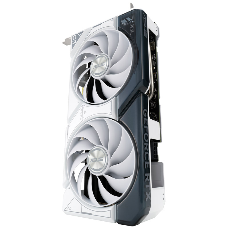 Asus - Asus GeForce RTX 4060 Dual White OC 8GB GDDR6 PCI-Express Graphics Card