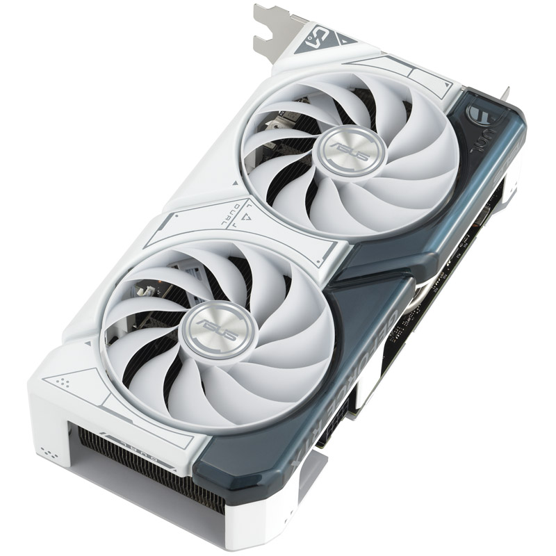 Asus - Asus GeForce RTX 4060 Dual White OC 8GB GDDR6 PCI-Express Graphics Card