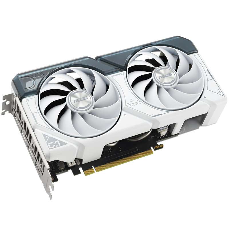 Asus - Asus GeForce RTX 4060 Dual White OC 8GB GDDR6 PCI-Express Graphics Card