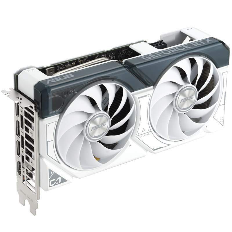 Asus - Asus GeForce RTX 4060 Dual White OC 8GB GDDR6 PCI-Express Graphics Card