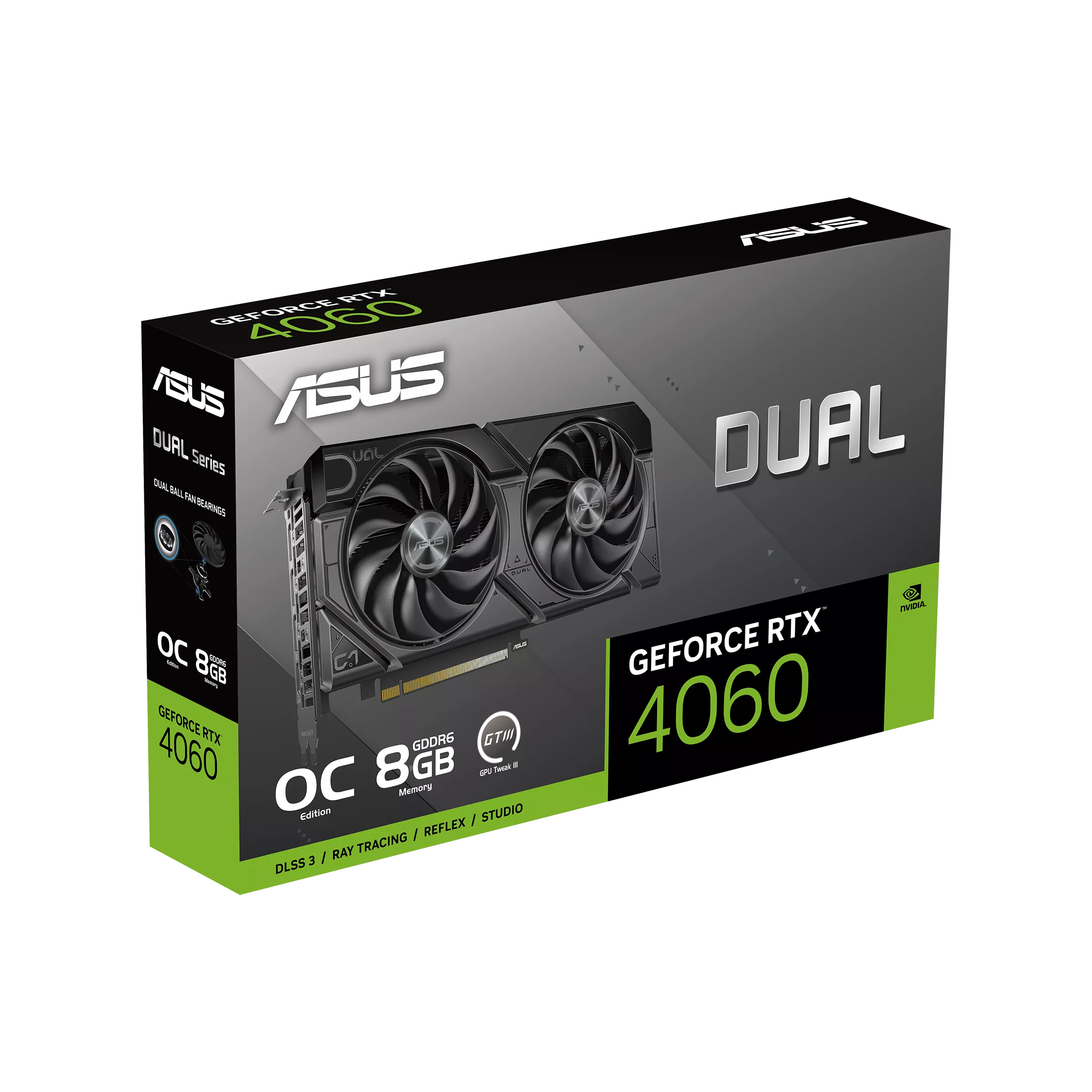 Asus - Asus GeForce RTX 4060 Dual EVO OC 8GB GDDR6 PCI-Express Graphics Card