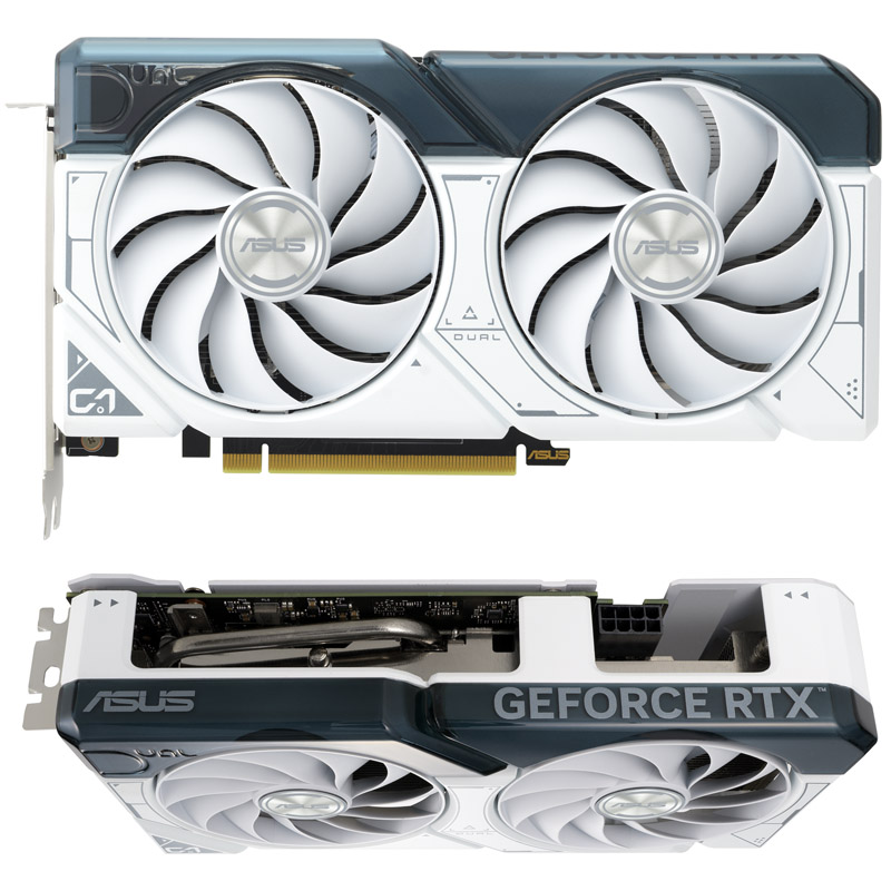 Asus - Asus GeForce RTX 4060 Ti Dual OC 8GB GDDR6 PCI-Express Graphics Card - White