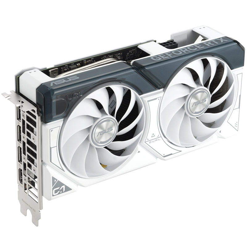 Asus - Asus GeForce RTX 4060 Ti Dual OC 8GB GDDR6 PCI-Express Graphics Card - White