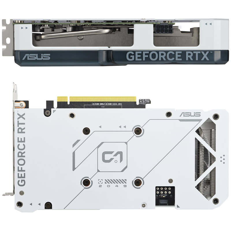 Asus - Asus GeForce RTX 4060 Ti Dual OC 8GB GDDR6 PCI-Express Graphics Card - White