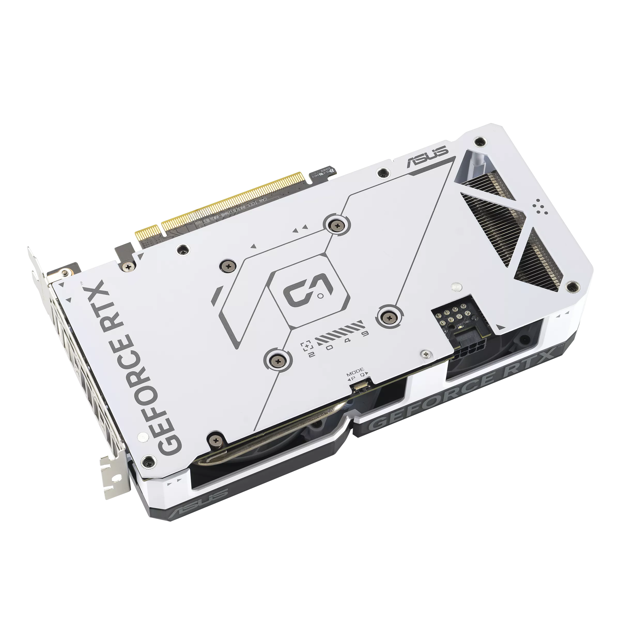 Asus - Asus GeForce RTX 4060 Dual EVO OC 8GB GDDR6 PCI-Express Graphics Card - White