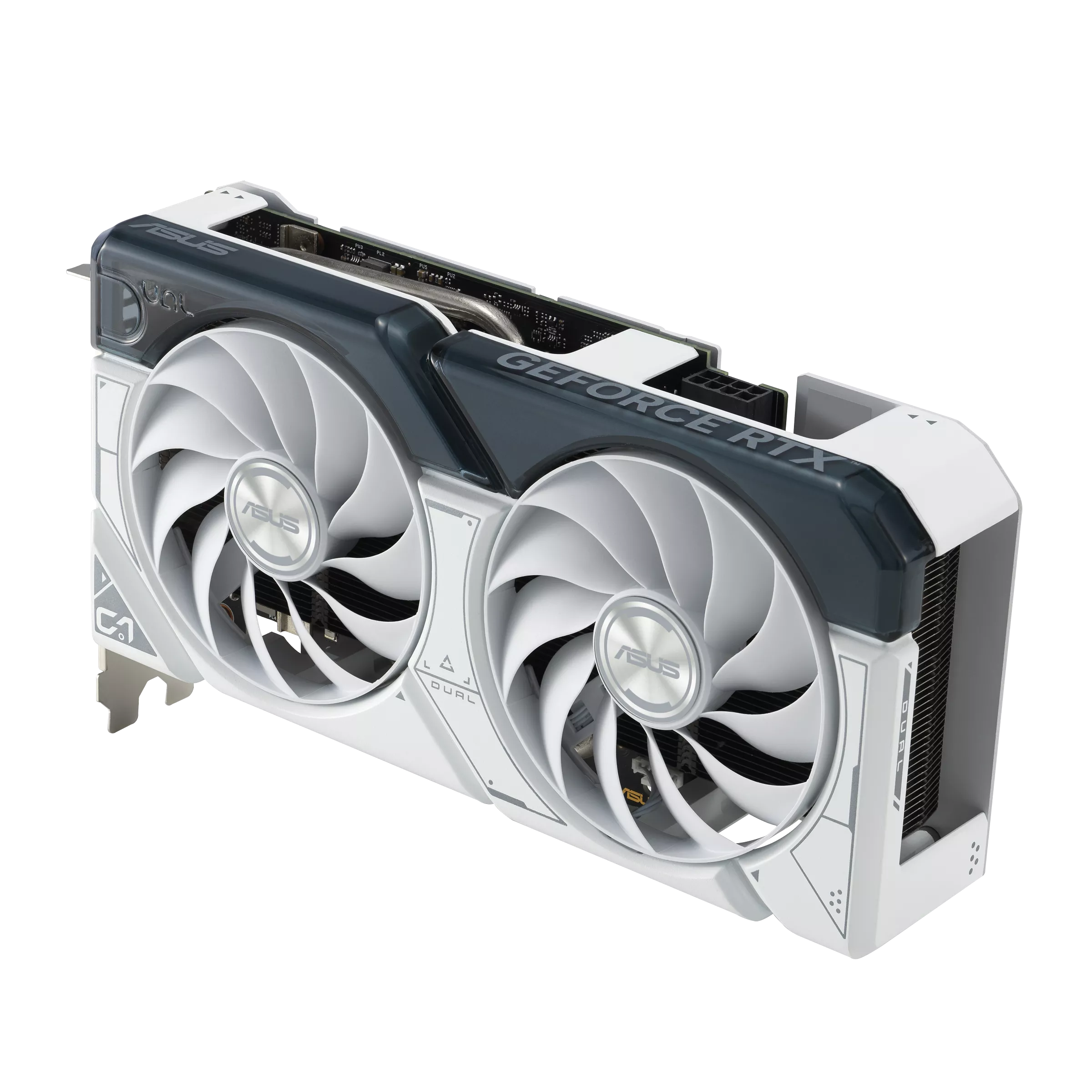 Asus - Asus GeForce RTX 4060 Dual EVO OC 8GB GDDR6 PCI-Express Graphics Card - White