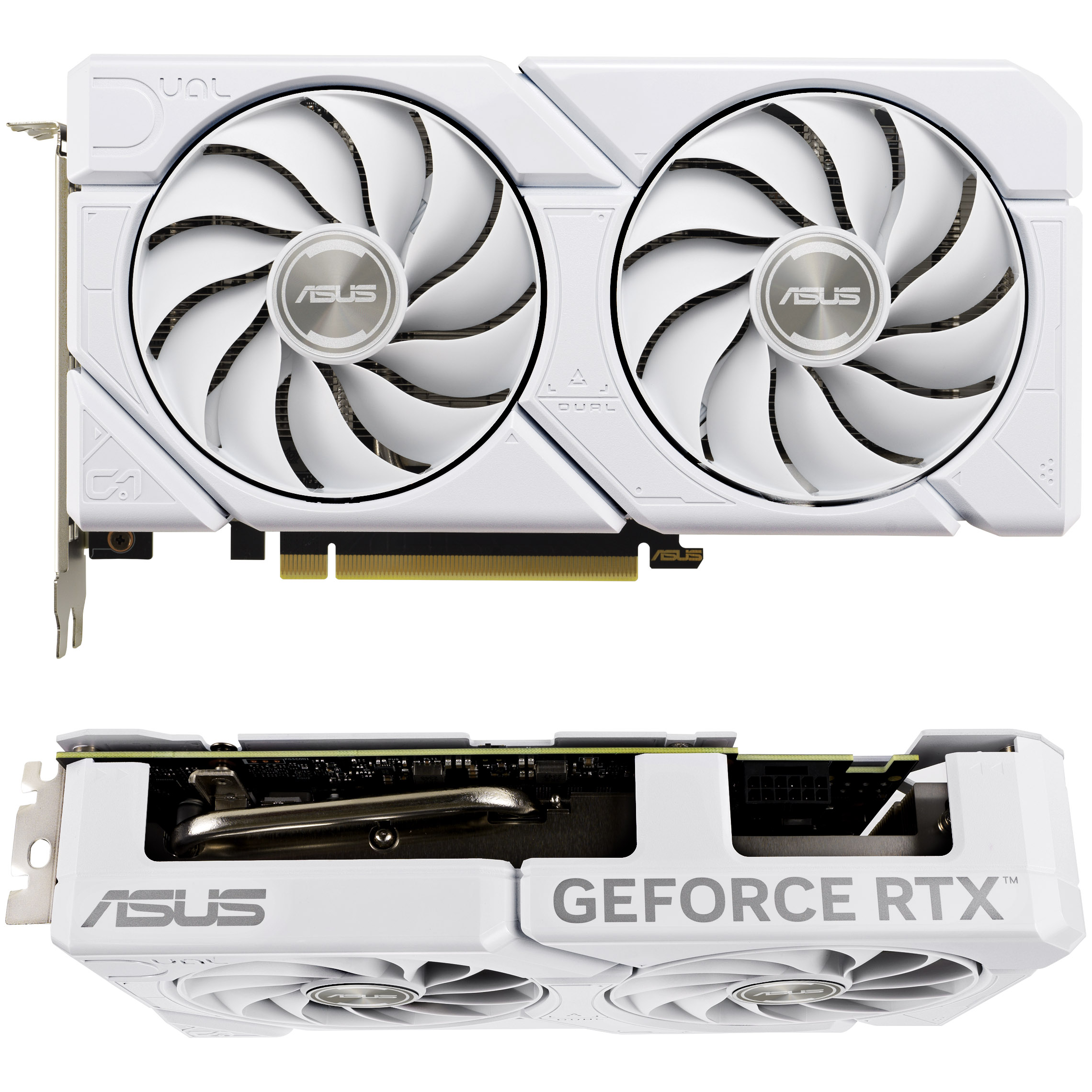 Asus - Asus GeForce RTX 4070 SUPER Dual EVO OC 12GB GDDR6X PCI-Express Graphics Card -White