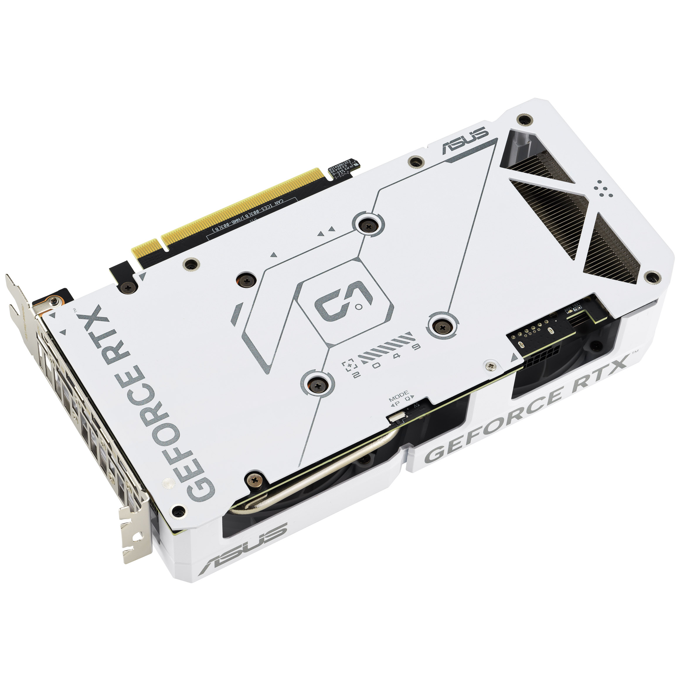 Asus - Asus GeForce RTX 4070 SUPER Dual EVO OC 12GB GDDR6X PCI-Express Graphics Card -White