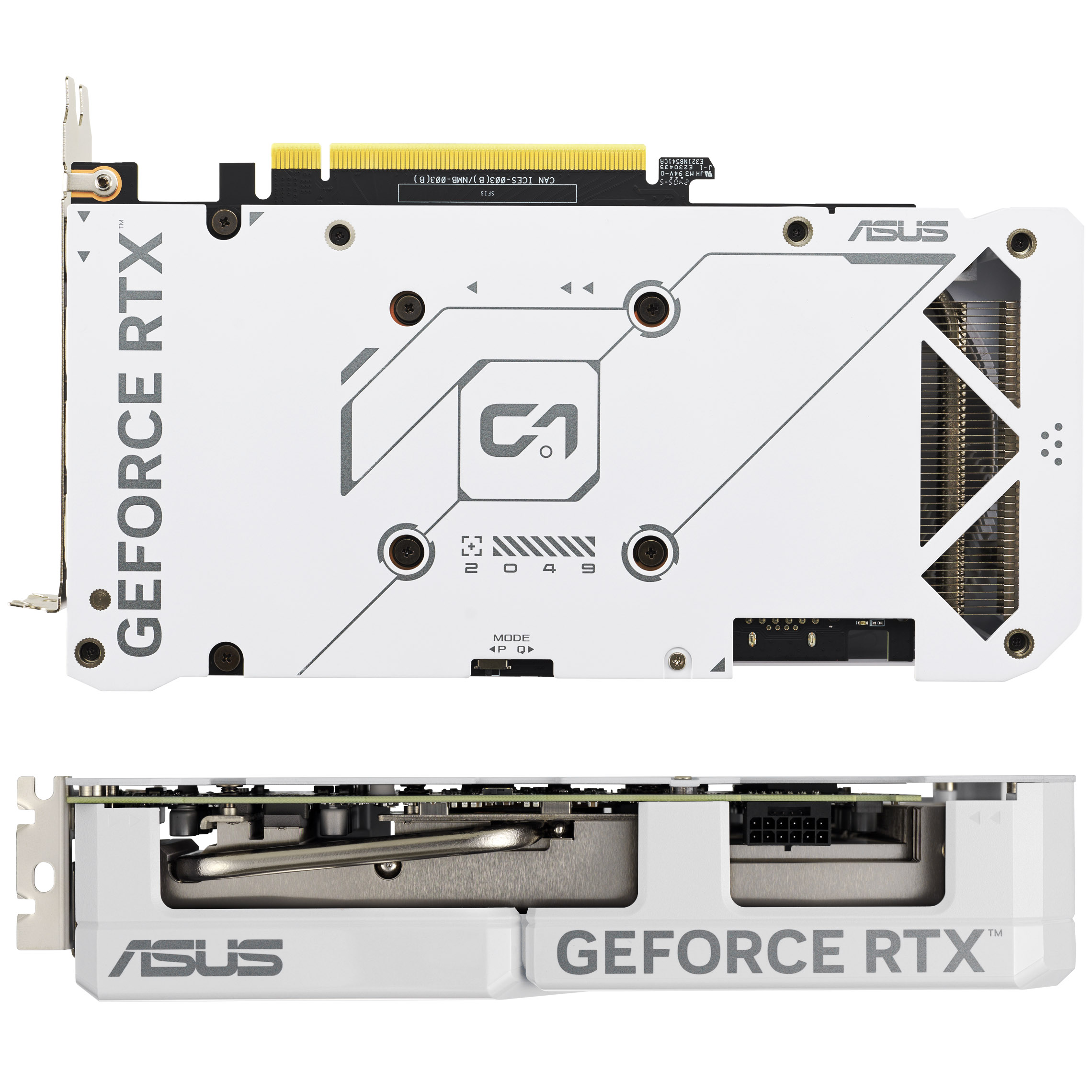 Asus - Asus GeForce RTX 4070 SUPER Dual EVO OC 12GB GDDR6X PCI-Express Graphics Card -White