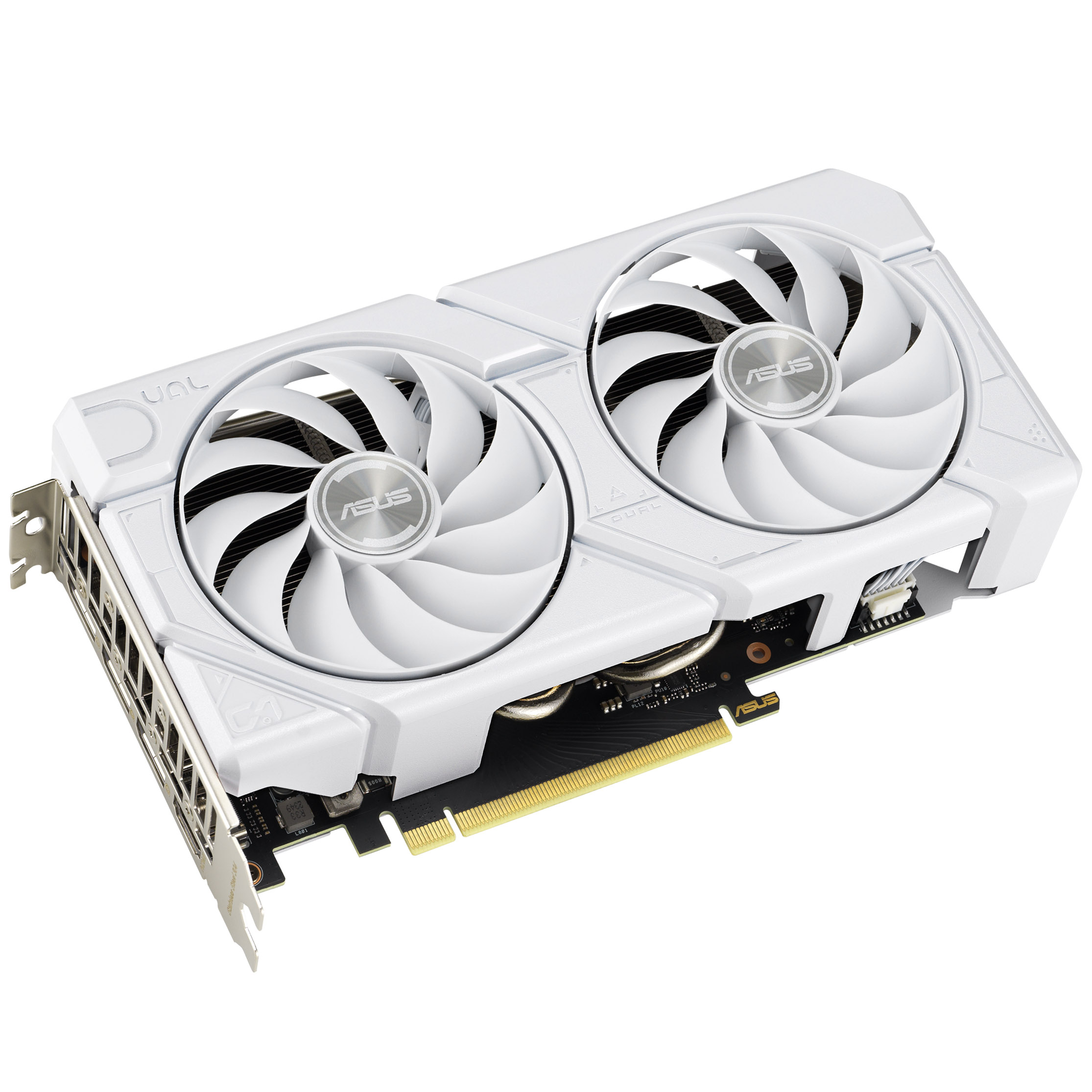 Asus - Asus GeForce RTX 4070 SUPER Dual EVO OC 12GB GDDR6X PCI-Express Graphics Card -White