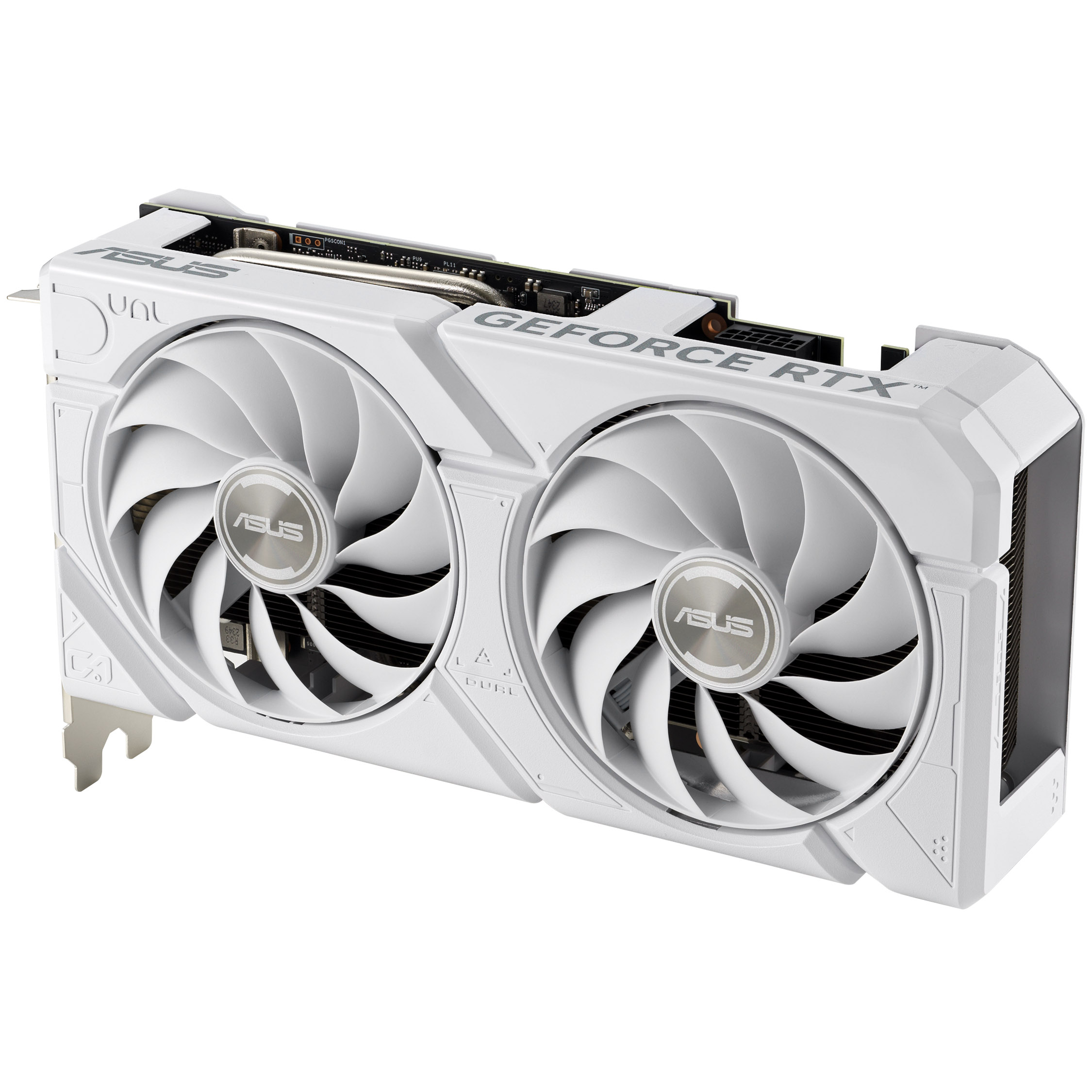 Asus - Asus GeForce RTX 4070 SUPER Dual EVO OC 12GB GDDR6X PCI-Express Graphics Card -White