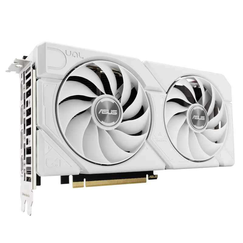 Asus - Asus GeForce RTX 4060 Ti Dual EVO OC 8GB GDDR6 PCI-Express Graphics Card - White