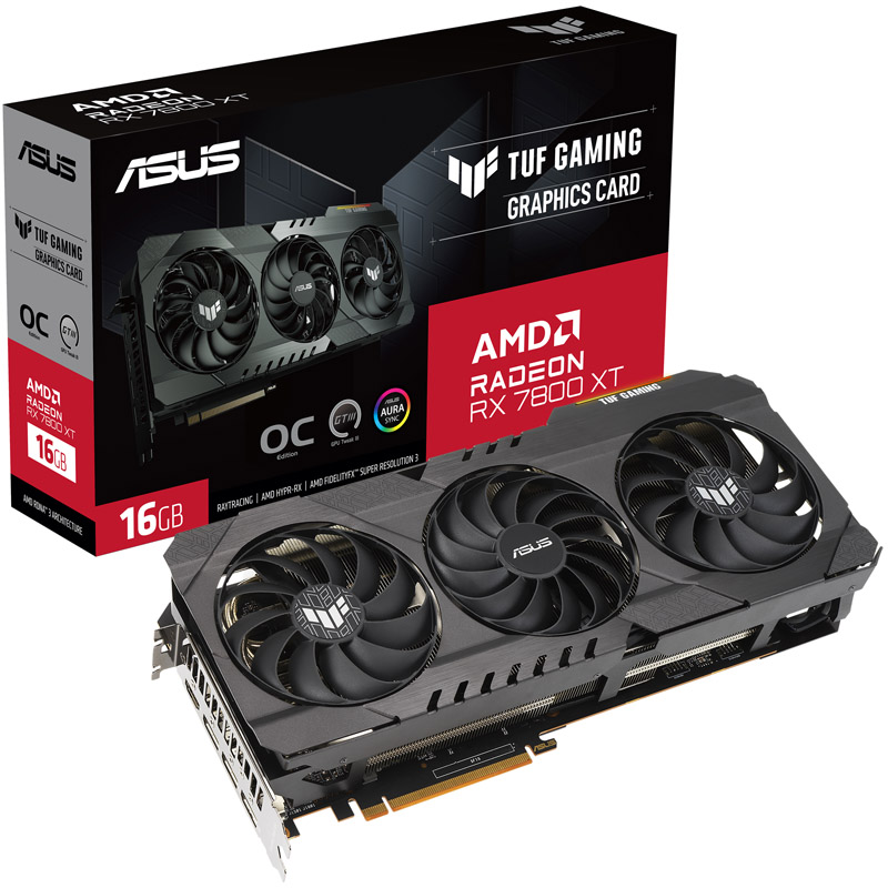 Asus TUF RX 7800 XT Gaming OG OC 16GB GDDR6 PCI-Express Graphics Card