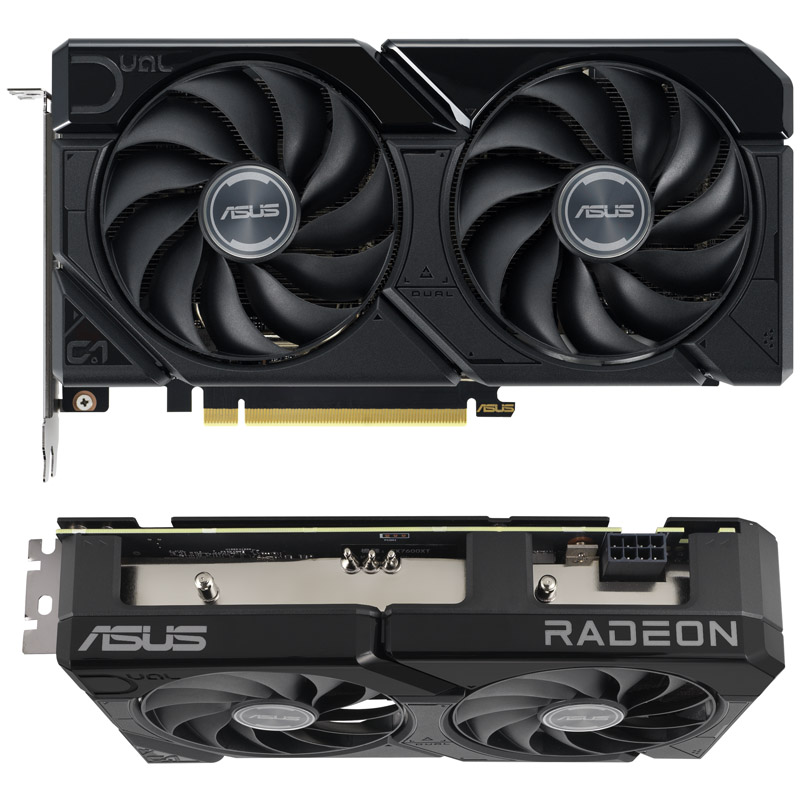 Asus - Asus Dual RX 7600 XT OC 16GB GDDR6 PCI-Express Graphics Card