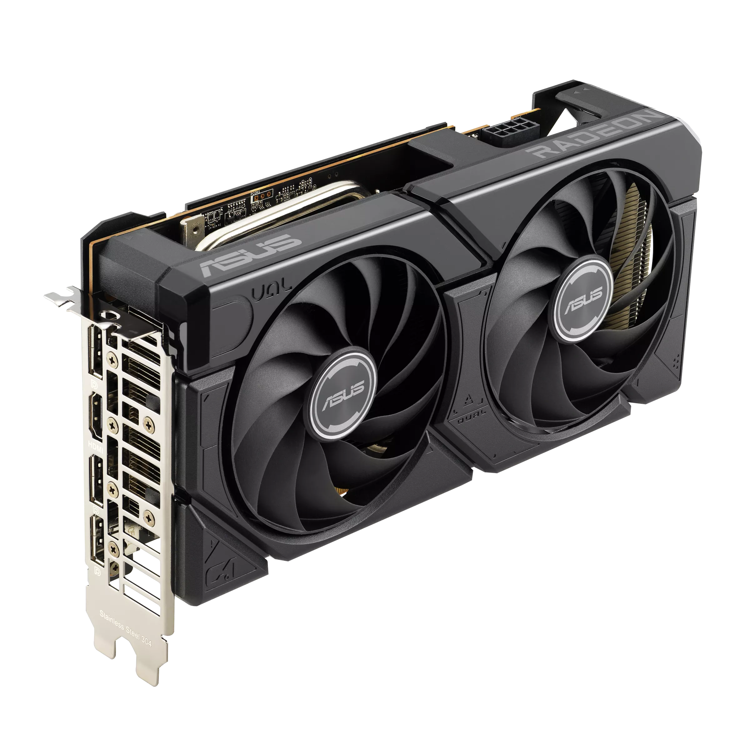 Asus - Asus Radeon RX 7600 Dual EVO OC 8GB GDDR6 Graphics Card