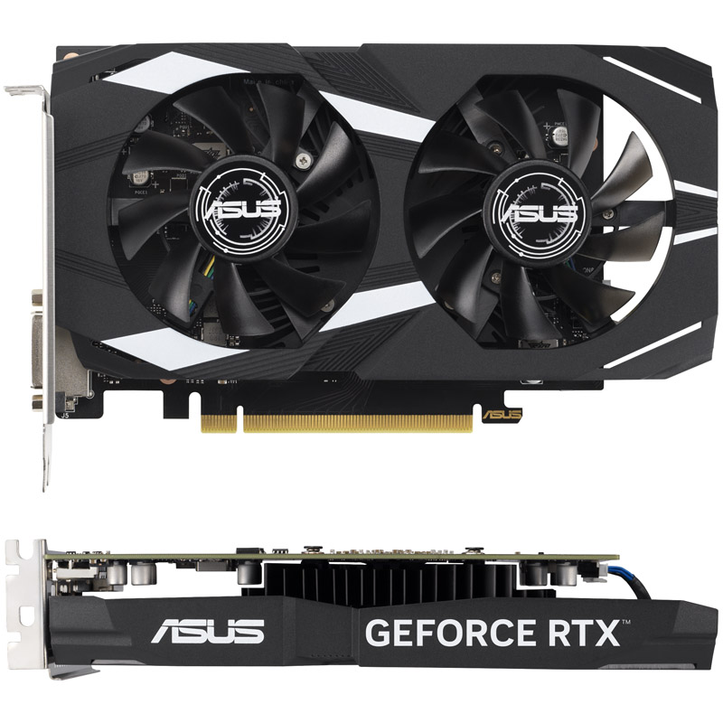 Asus - Asus GeForce RTX 3050 Dual OC 6GB GDDR6 PCI-Express Graphics Card