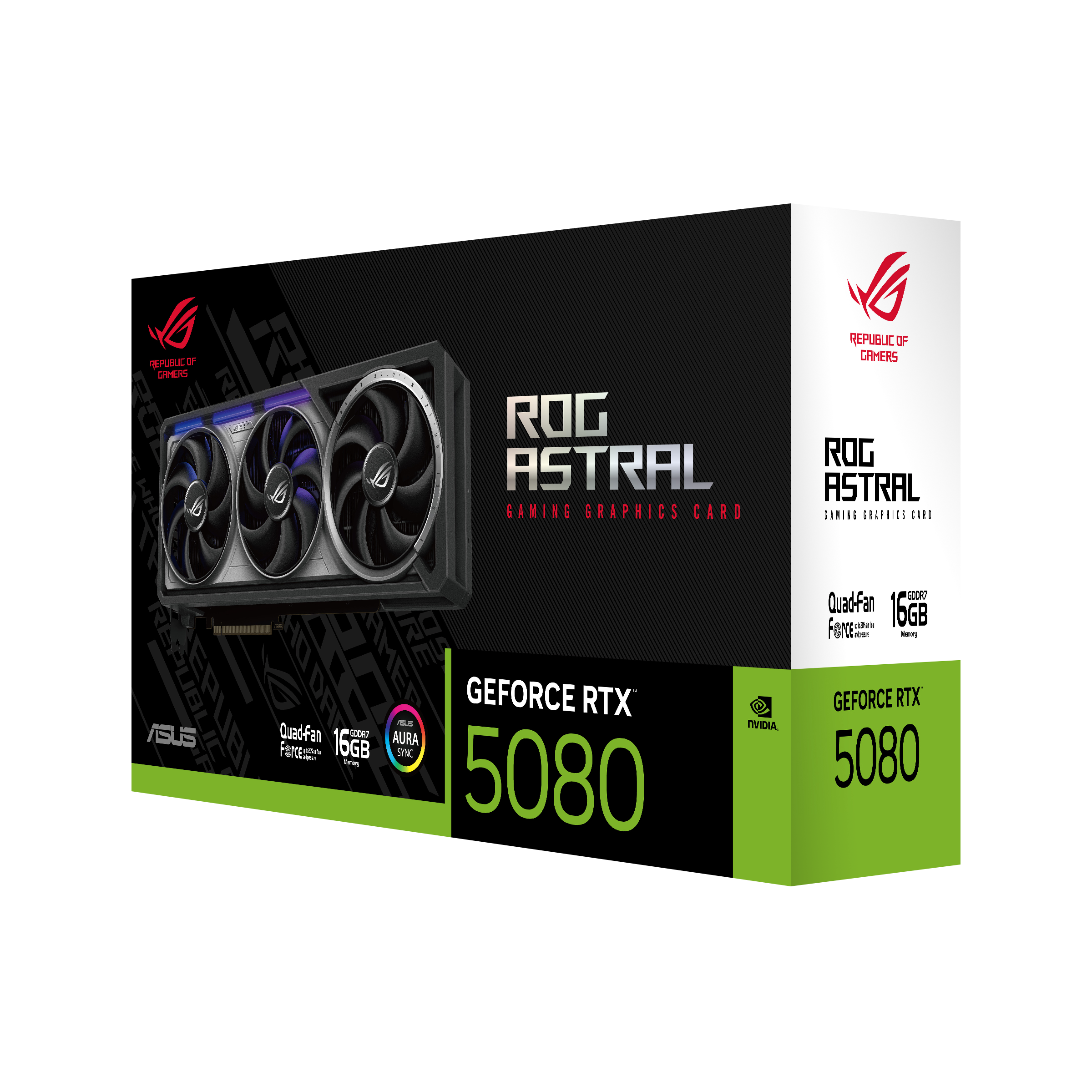 Asus - Asus GeForce RTX 5080 ROG Astral 16GB GDDR7 PCI-Express Graphics Card